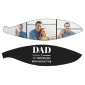 Dad Est. Year Name Number 3 Photo Bold Font バスケットボール (パネル)