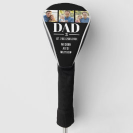 Dad Est. Year Name Number Bold Font 3 写真 ゴルフヘッドカバー