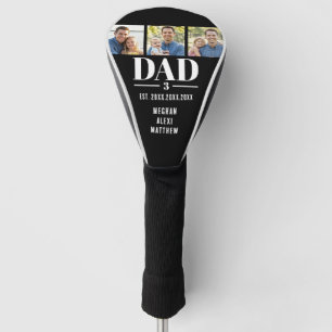 Dad Est. Year Name Number Bold Font 3 写真 ゴルフヘッドカバー