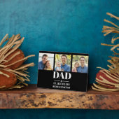 Dad Est. Year Name Number Bold Font 3 Photo フォトプラーク (側面)