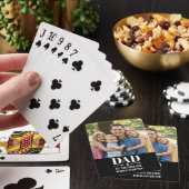 Dad Est. Year Name Number Bold Font Photo  トランプ (インサイチュ)