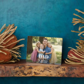 Dad Est. Year Name NumberBold Font Photo Block フォトプラーク (側面)