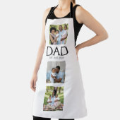Dad Established キャップ ブラック 3 枚写真 父の日 ギフト エプロン (インサイチュ)