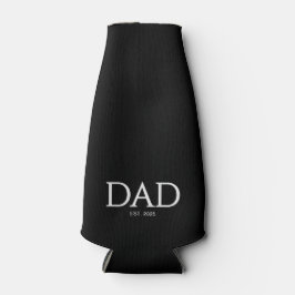 Dad Established クラシック キャップ ブラック ボトルクーラー