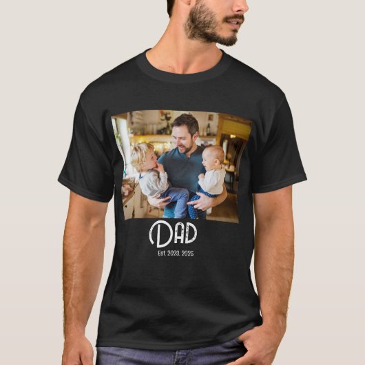 Dad Established グランジテキストTシャツ Tシャツ (正面)