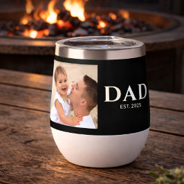 Dad Established タイポグラフィ ブラックフォト