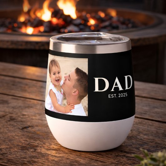 Dad Established タイポグラフィ ブラックフォト