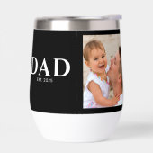 Dad Established タイポグラフィ ブラックフォト (左面)