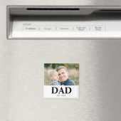 Dad Established フォト 父の日 マグネット (インサイチュ (食洗機))
