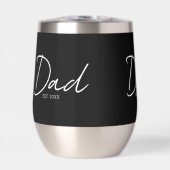 Dad Established モダンな手書き風 ブラック (正面)