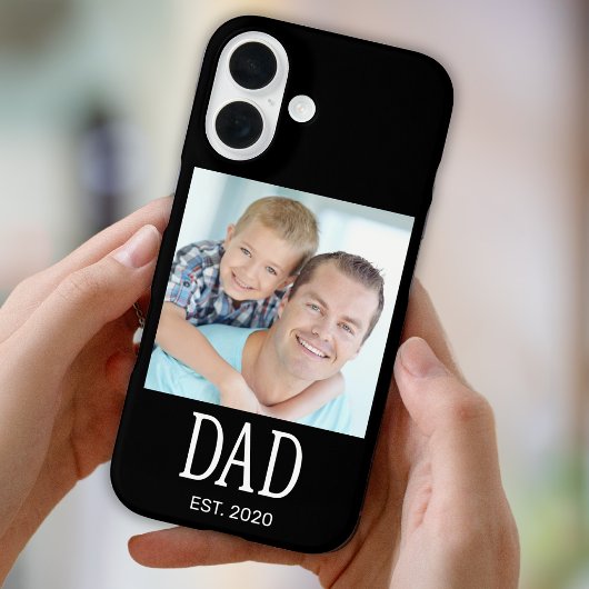 Dad Established 写真 ブラック Case-Mate iPhoneケース