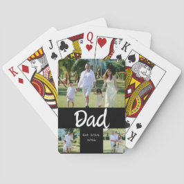 Dad Established 白抜きスクリプト 3枚の写真 トランプ