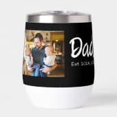 Dad Established 白抜きフォント (正面)