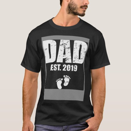 Dad established 2019 tシャツ (正面)