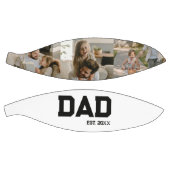 Dad Established 3 Photo Customizable Year Gift バスケットボール (パネル)