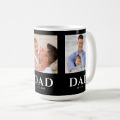 Dad Established Black 3 Photo コーヒーマグカップ (正面右)