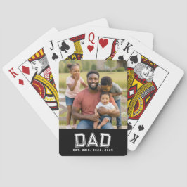 Dad Established Black Bold Photo  トランプ