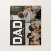 Dad Established Black Fun 3 Photo ジグソーパズル (縦)