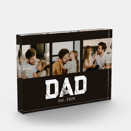 Dad Established Black Fun 3 Photo フォトブロック (左)