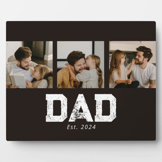 Dad Established Black Fun 3 Photo フォトプラーク (正面)