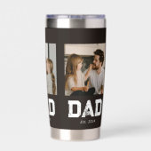 Dad Established Black Fun 3 Photo 保温保冷タンブラー (背面)