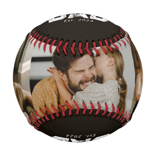 Dad Established Black Fun 3 Photo 野球ボール (正面)