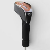 Dad Established Black Photo ゴルフヘッドカバー (アングル)