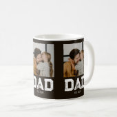Dad Established Bold Dad Black 3 Photo コーヒーマグカップ (正面右)