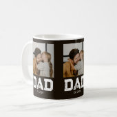 Dad Established Bold Dad Black 3 Photo コーヒーマグカップ (正面左)