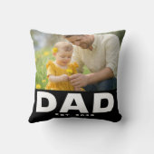 Dad Established Bold Modern Photo クッション (裏面)