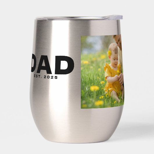 Dad Established Bold Photo Stainless Steel  (左面)