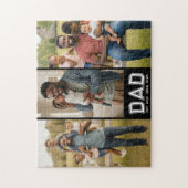 Dad Established Classic Bold 3 Photo ジグソーパズル (縦)