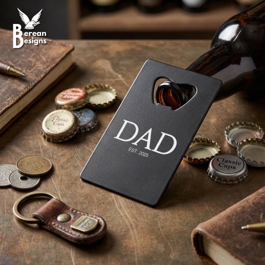 Dad Established Classic Caps Black クレジットカード栓抜き