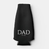 Dad Established Classic Caps Black ボトルクーラー (正面)