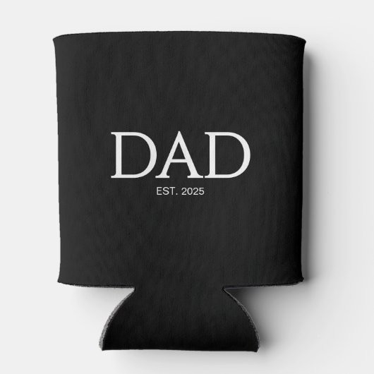 Dad Established Classic Caps Black 缶クーラー (裏面)