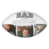 Dad Established Custom Year 3 Photo アメリカンフットボール (正面)