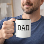 Dad Established Customizable Year Father's Day マグカップ