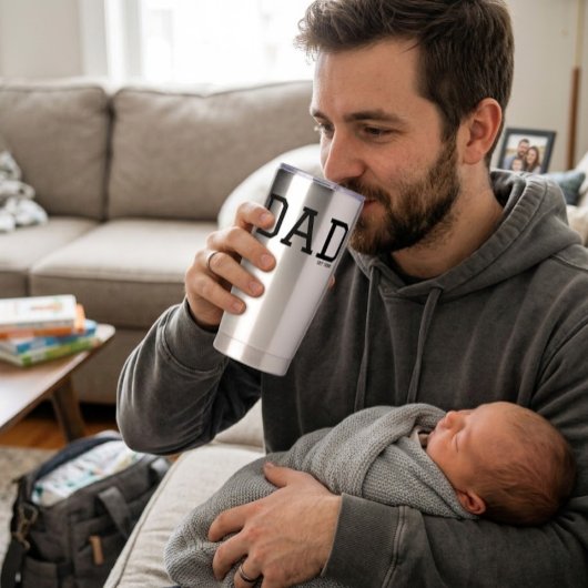 Dad Established Customizable Year Father's Day  保温保冷タンブラー