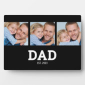 Dad Established Elegant Black 3 Photo フォトプラーク (正面)