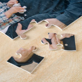 Dad Established Fathers Day 3 Picture ジグソーパズル (側面)