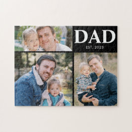 Dad Established Fathers Day 3 Picture ジグソーパズル