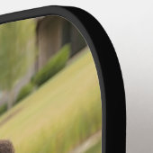 Dad Established Fun Bold Photo ピックルボールラケット (左詳細)