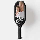 Dad Established Fun Script Photo   Pickleball ピックルボールラケット (左)