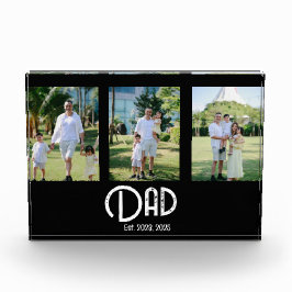 Dad Established Grunge Text 3 フォトブロック