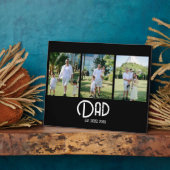 Dad Established Grunge Text 3 Photo フォトプラーク (側面)