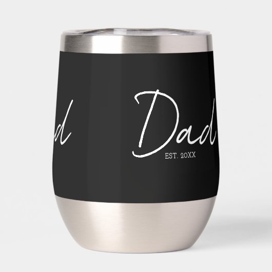 Dad Established Minimal Modern Script Black (背面)
