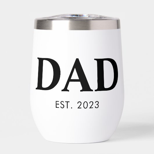 Dad Established Minimal Simple Text Est Year (正面)