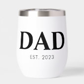 Dad Established Minimal Simple Text Est Year (背面)