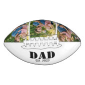 Dad Established Mininal Black Script 3 Photo アメリカンフットボール (正面)