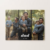 Dad Established Modern 3 Photo ジグソーパズル (横)